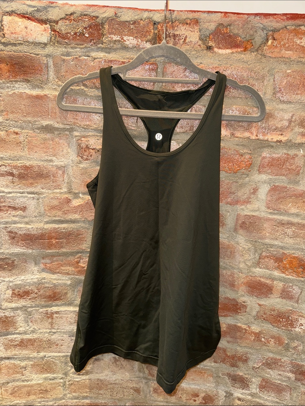 lululemon athletica Hunter Green Racerback Performance Tank